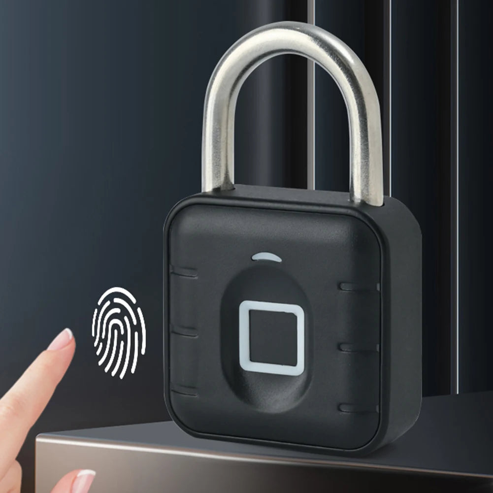 Fingerprint Lock Keyless with Tuya APP Drawer Safety Lock Waterproof Smart Padlock for Cabinet Backpack Offices PasswordLock