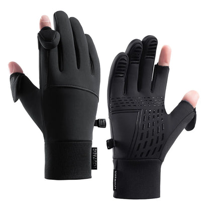 Gants Hiver Flip-Open Chauds & Tactiles - Imperméables et Coupe-Vent