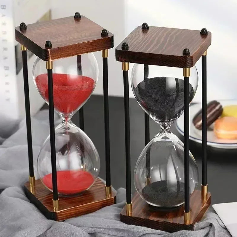 15/30/45/60 Minutes Retro Hourglass Luxury Gift Study Living Room Decoration Office Decompression Ornaments Home Arts and Crafts