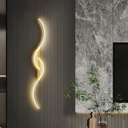 Modern Led Wall Decor Lamp For Living Dining Room Bedroom Bedside Wall Lights Home Decoration interior Black/Golden wall sconces