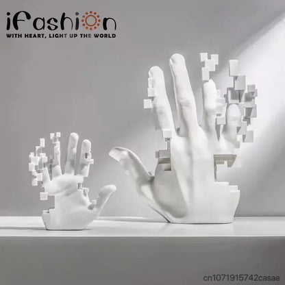 Artistic Hand Statue Abstract Home Decoration Accessories Art Sculpture Nordic Figurine Modern Minimalism Bookcase Room Mesa