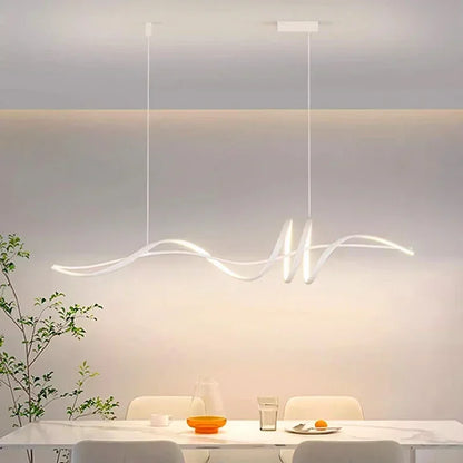 Nordic Minimalist Led Pendant Lights Stylish for Living Dining Room Kitchen Chandelier Lamp Home Decor Hanging Lighting Fixture